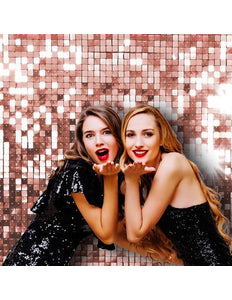 E-Carnavalskleding.nl Folie achtergrond rose goud voor Photo booth en bruiloften