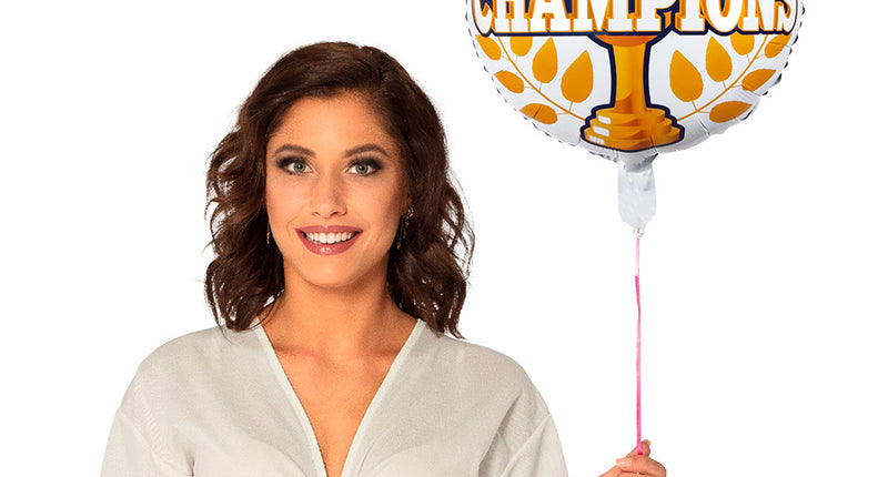 E-Carnavalskleding.nl Folieballon 'Champions'
