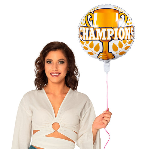 E-Carnavalskleding.nl Folieballon 'Champions'