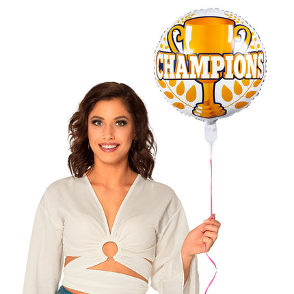 E-Carnavalskleding.nl Folieballon 'Champions'