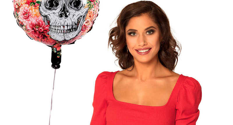 E-Carnavalskleding.nl Folieballon Day of the Dead