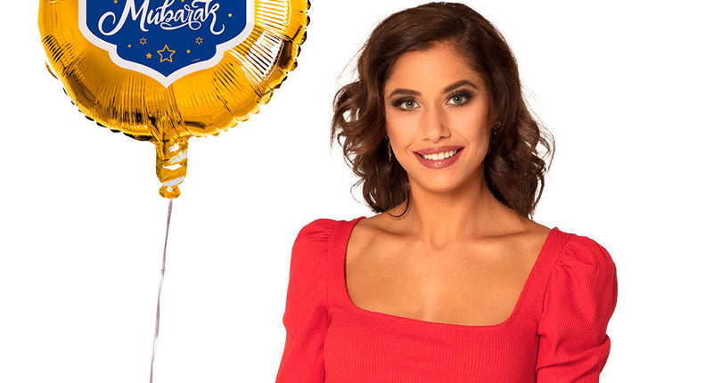 E-Carnavalskleding.nl Folieballon 'Eid Mubarak'