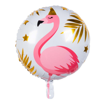 E-Carnavalskleding.nl Folieballon Flamingo