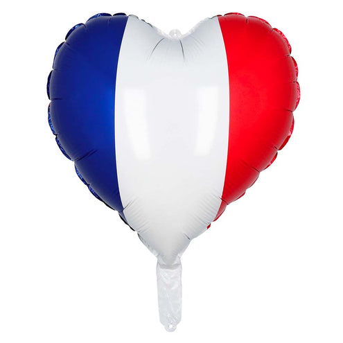 E-Carnavalskleding.nl Folieballon Hart Frankrijk