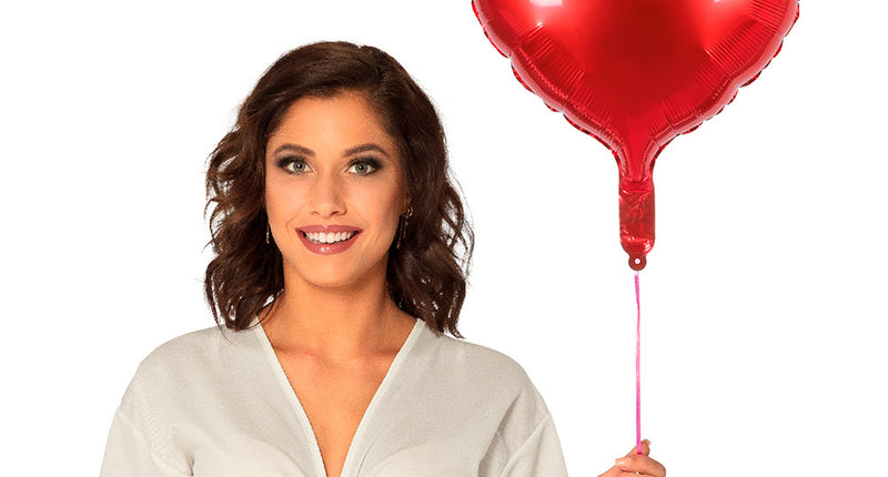 E-Carnavalskleding.nl Folieballon Hart rood