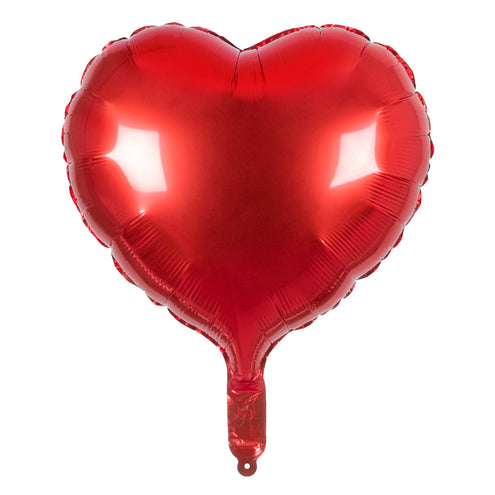 E-Carnavalskleding.nl Folieballon Hart rood