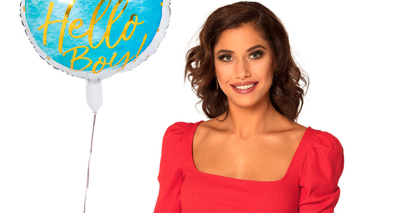 E-Carnavalskleding.nl Folieballon 'Hello boy!'