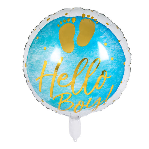 E-Carnavalskleding.nl Folieballon 'Hello boy!'
