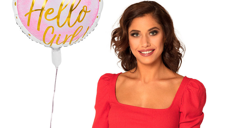 E-Carnavalskleding.nl Folieballon 'Hello girl!'