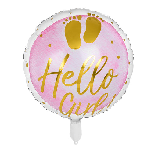 E-Carnavalskleding.nl Folieballon 'Hello girl!'