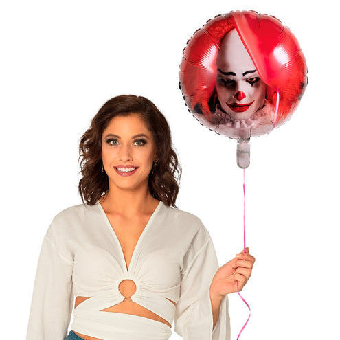 E-Carnavalskleding.nl Folieballon Horror clown