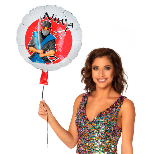 E-Carnavalskleding.nl Folieballon 'Ninja'