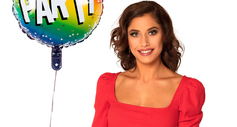 E-Carnavalskleding.nl Folieballon Rainbow 'Party'