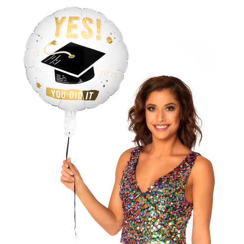 E-Carnavalskleding.nl Folieballon 'Yes you did it'