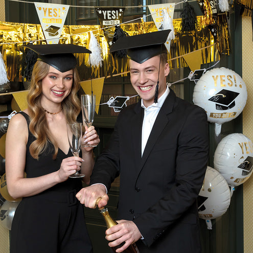 E-Carnavalskleding.nl Folieballon 'Yes you did it'