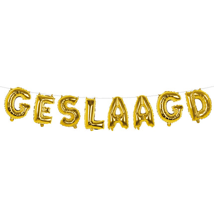 E-Carnavalskleding.nl Folieballonslinger 'Geslaagd'