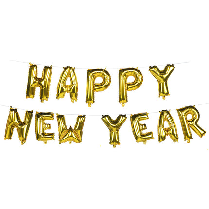 E-Carnavalskleding.nl Folieballonslinger 'Happy new year'