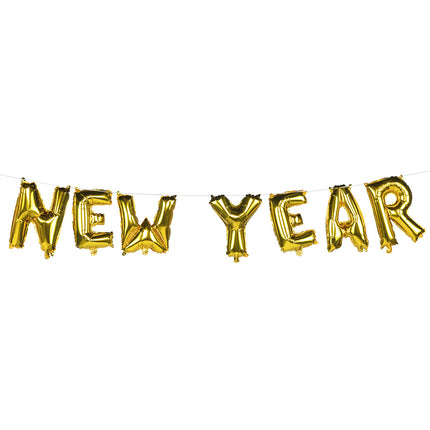 E-Carnavalskleding.nl Folieballonslinger 'Happy new year'
