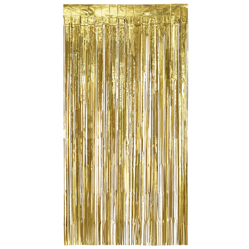 E-Carnavalskleding.nl Foliegordijn Metallic goud