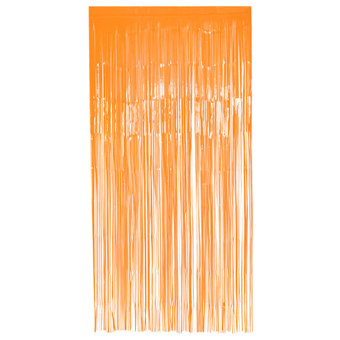 E-Carnavalskleding.nl Foliegordijn Neon oranje