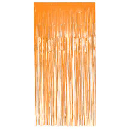 E-Carnavalskleding.nl Foliegordijn Neon oranje