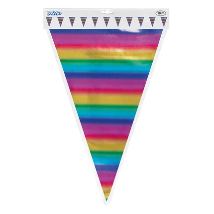 E-Carnavalskleding.nl Foliereuzenvlaggenlijn regenboog