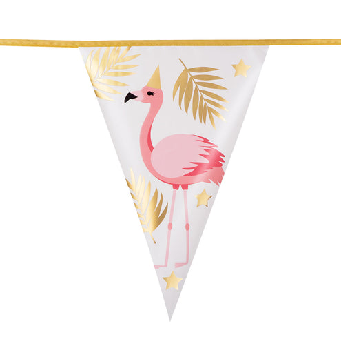 E-Carnavalskleding.nl Folievlaggenlijn Flamingo