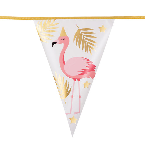 E-Carnavalskleding.nl Folievlaggenlijn Flamingo