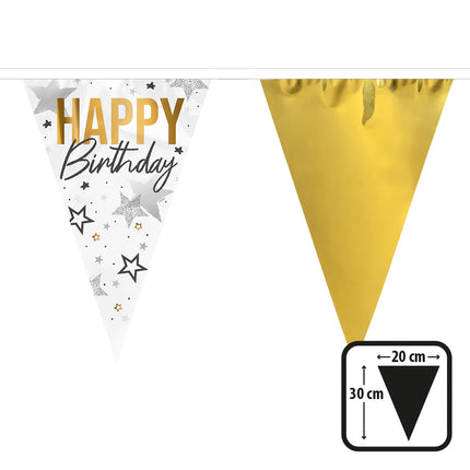 E-Carnavalskleding.nl Folievlaggenlijn 'Happy birthday'