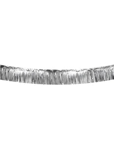 E-Carnavalskleding.nl Franjeslinger Metallic zilver
