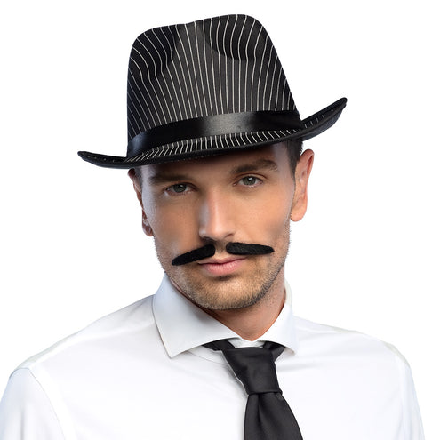 E-Carnavalskleding.nl Gangsterhoed Tony krijtstreep