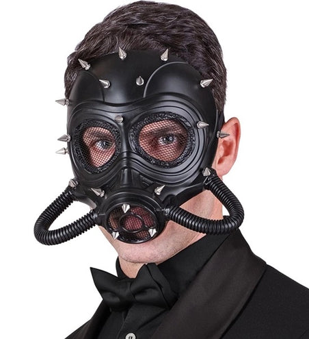 E-Carnavalskleding.nl Gasmasker met nagels kostuum Fleur