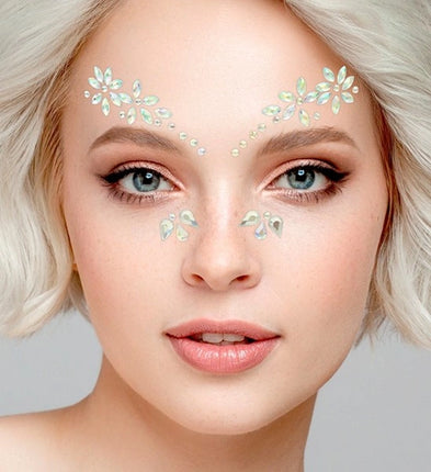 E-Carnavalskleding.nl Gezichtsdecoratie bloemen Finn