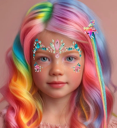 E-Carnavalskleding.nl Gezichtsdecoratie eenhoorn Sophie