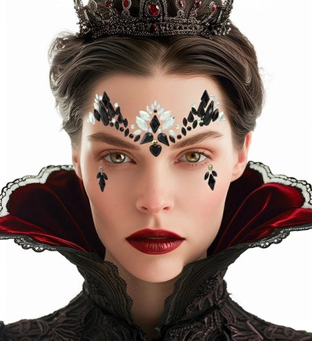 E-Carnavalskleding.nl Gezichtsdecoratie gothic Lotte