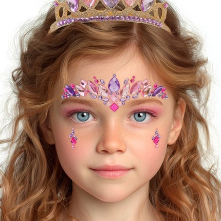 E-Carnavalskleding.nl Gezichtsdecoratie prinses Juliette kind