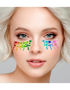 E-Carnavalskleding.nl Gezichtsdecoratie regenboog Lotje