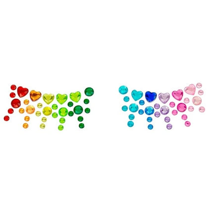E-Carnavalskleding.nl Gezichtsdecoratie regenboog Lotje