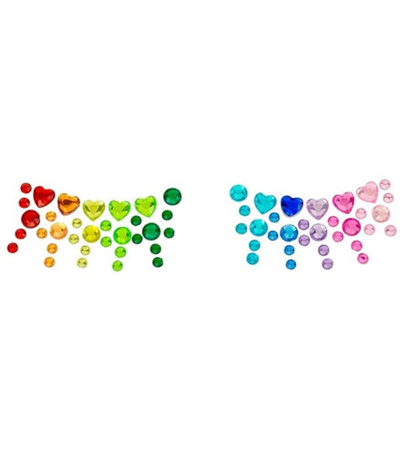 E-Carnavalskleding.nl Gezichtsdecoratie regenboog Lotje