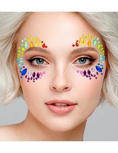 E-Carnavalskleding.nl Gezichtsdecoratie regenboog Lotte