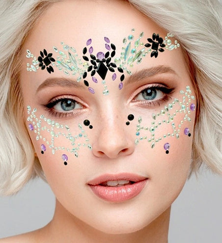 E-Carnavalskleding.nl Gezichtsdecoratie spinnenweb en spin Emma