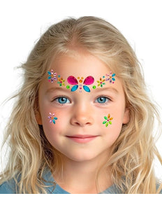 E-Carnavalskleding.nl Gezichtsdecoratie vlinder Lara kind