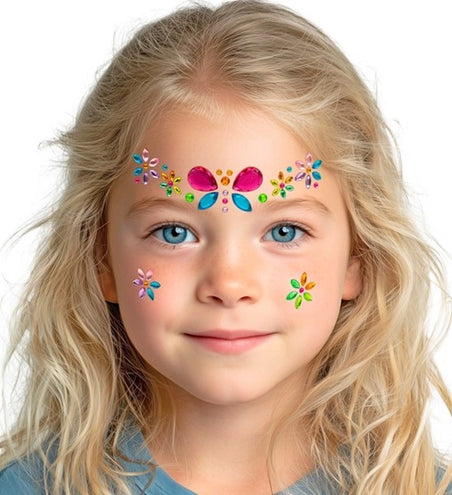 E-Carnavalskleding.nl Gezichtsdecoratie vlinder Lara kind