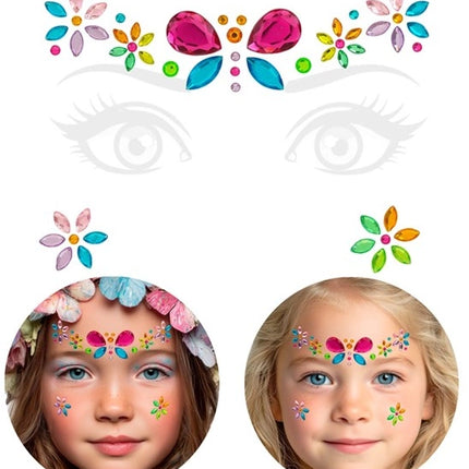 E-Carnavalskleding.nl Gezichtsdecoratie vlinder Lara kind