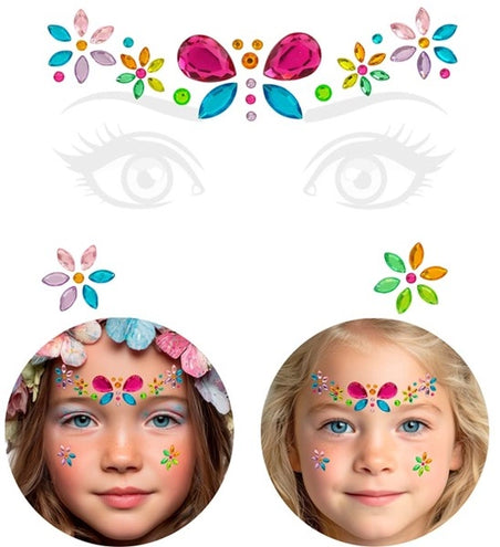 E-Carnavalskleding.nl Gezichtsdecoratie vlinder Lara kind