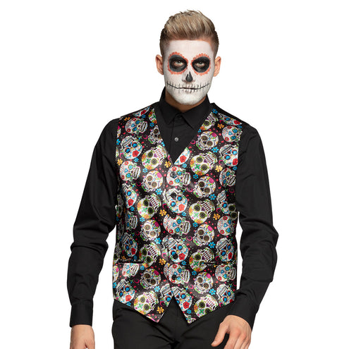 E-Carnavalskleding.nl Gilet Day of the Dead