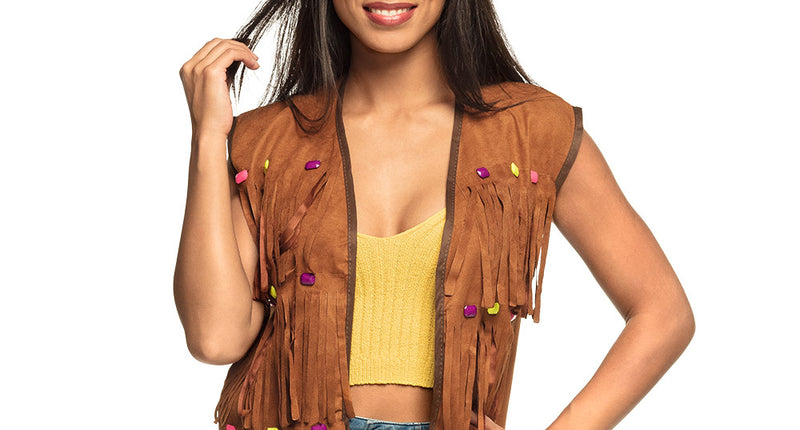 E-Carnavalskleding.nl Gilet Hippie Woody