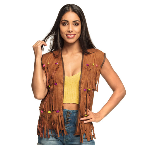 E-Carnavalskleding.nl Gilet Hippie Woody
