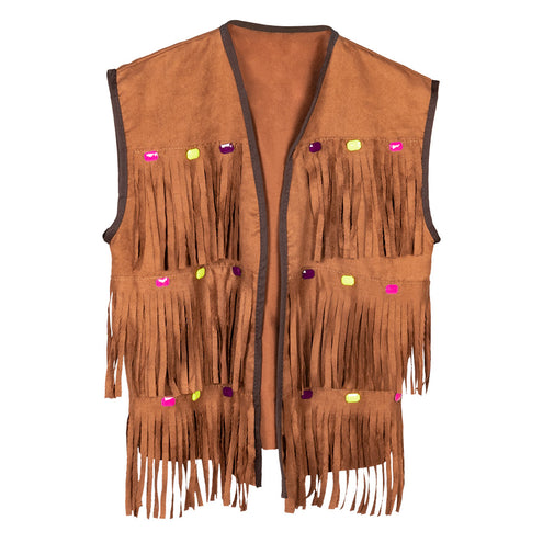 E-Carnavalskleding.nl Gilet Hippie Woody