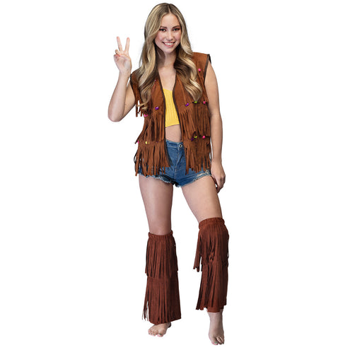 E-Carnavalskleding.nl Gilet Hippie Woody